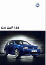 Catalogue Brochure VW Golf R32
