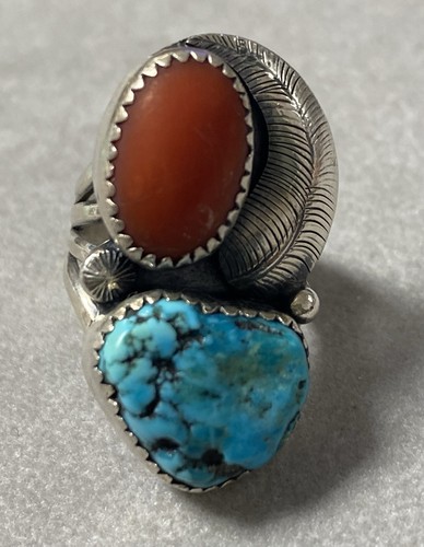 Bague argent navajo turquoise - navajo,