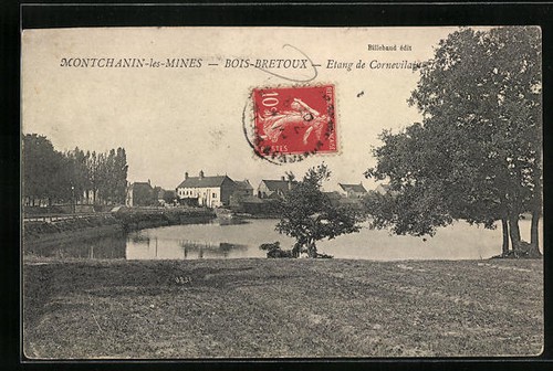 Cpa bois bretoux - cpa, etang
