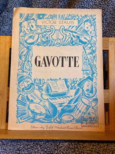 Victor staub gavotte pour - staub,