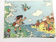 Old postcard illustrator MANESSE FRIPOUNET wishes you a HAPPY HOLIDAY