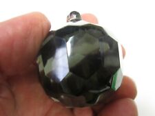 Crystal or glass ball; faceted, diameter 50 mm, for ANTIQUE CHANDELIER
