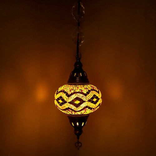 Lustre suspendu verre - lustre, en