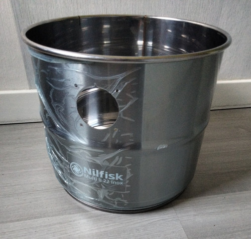 Cuve inox 22l aspirateur - cuve,