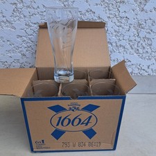 6 verres à bière 1664 33cl