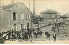 VAL D'OISE ARGENTEUIL exit from the Houry and Fill electrical cable factory