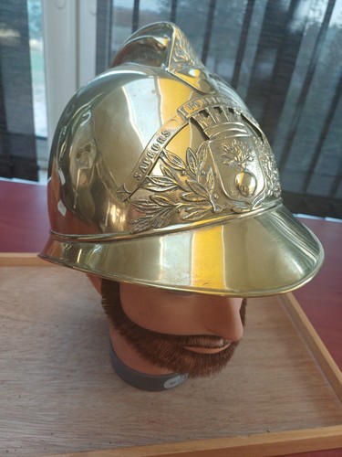 Casque sapeur pompier laiton - casque, sapeur-pompier