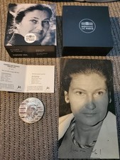 SIMONE VEIL’s Autograph / French Stateswoman Silver Medal 999