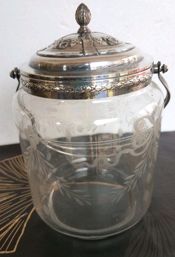 Ancien pot seau biscuits - seau, en