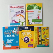 Lot 5 livres mathématiques 5