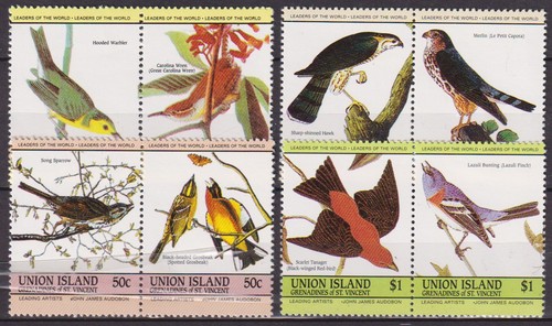 Timbres sur les oiseaux - sur,
