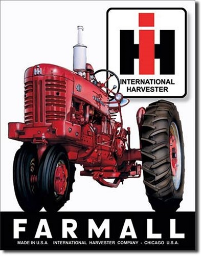 Farmall 400 plaque métallique - plaque,