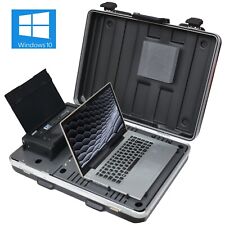 Bureau de Voyage Valise + PC Portable + Imprimante Mobile Lieu Travail Dure