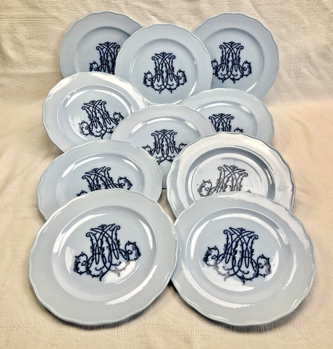 Ancien service assiettes a - ancien, 10