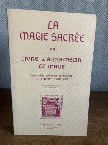Magie sacrée livre - magie,
