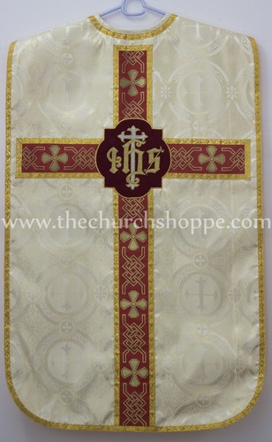 Chasuble métallique dorée - chasuble,