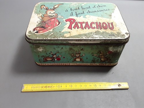 Ancienne boîte publicitaire
