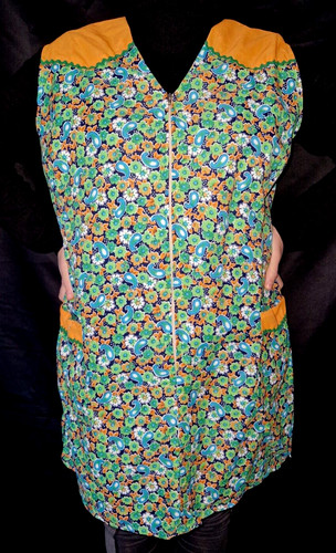 Nylon dederon smock apron - nylon,