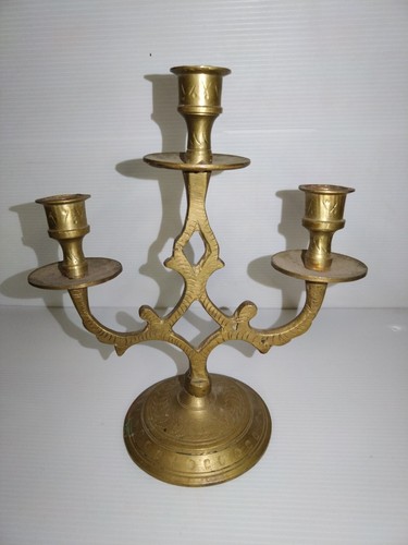Bougeoir chandelier trois feux
