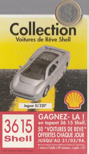 Automobile shell jaguar xj - shell.,