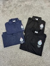 4x Volunteer Police Cadet VPC Polo Shirts Suffolk Cambridgeshire T-shirt Job Lot