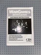 Colecovision Wargames Notice