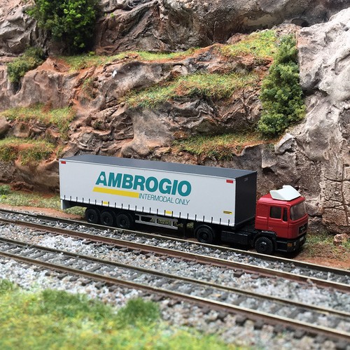 Man f90 camion semi remorque - semi,