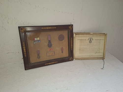Rare diplome medaille sainte - rare,