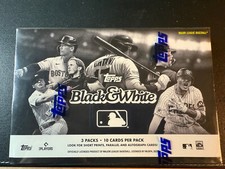 2023 Topps Black & White Sealed Baseball Box  Online Exclusive