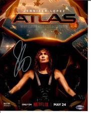 Jennifer JLO Lopez Atlas Actress Signed 8 x 10 Photo COA TTM Seal 23G01571