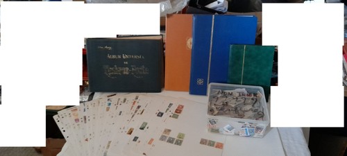 Lot albums timbres - lot, de