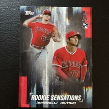2018 Topps On Demand Rookie Sensations Parker Bridwell Shohei Ohtani RC #RT6