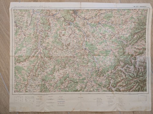Carte ancienne militaire - ancienne, 048
