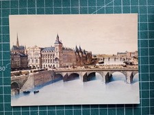 XH1331 CP circa 1970 Paris du temps jadis - Palais de courthouse et Seine