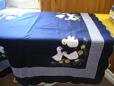NAPPE bleu Broderies