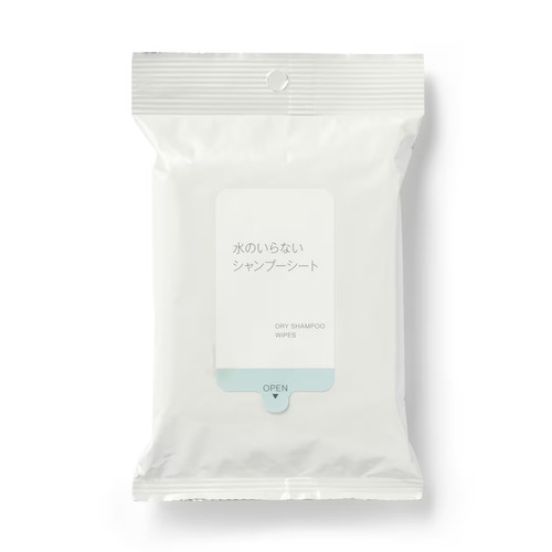 Muji waterless shampoo sheets - waterless,