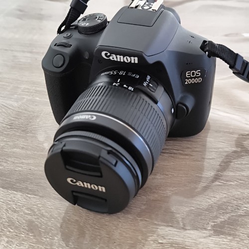 Canon eos 2000d dslr noir - noir, avec