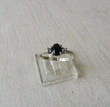 Ancienne bague pierre bleu