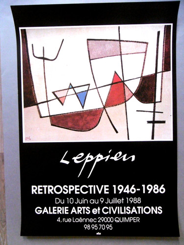 Leppien jean affiche - leppien, originale
