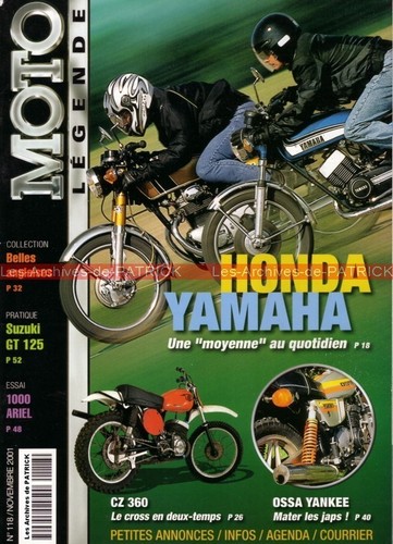Moto legende 118 yamaha - legende, rd