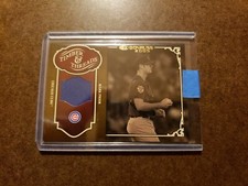 GAME USED JERSEY PATCH 2005 Donruss Timber & Threads Mark Prior TT-27 RELIC CARD