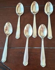 6 cuilleres à café mocca en metal argenté GULDEN 24g