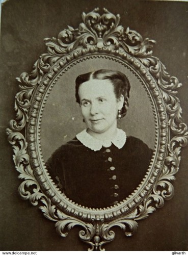 Photo cdv anonyme - photo, mme