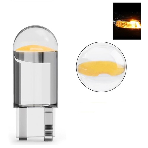 Ampoule t10 led w5w - t10, jaune