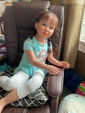 Adelia Life Sized 5 Year Old Child Reborn Vinyl Doll By Olga Tschenskaja