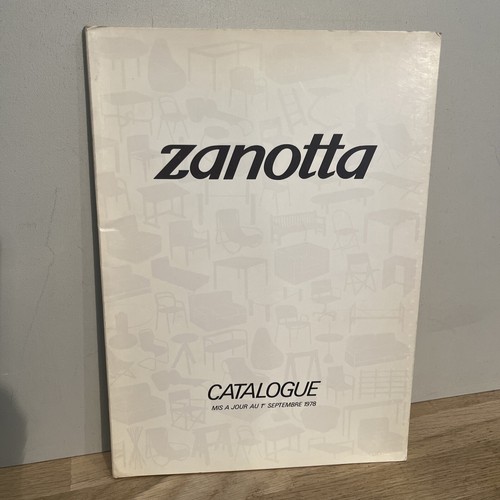 Ancien catalogue zanotta 1978 - ancien,