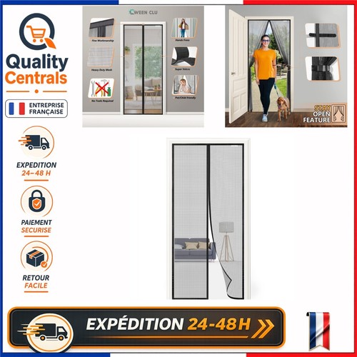Moustiquaire porte magnétique