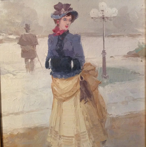 Tableau ancien huile portrait - ancien,