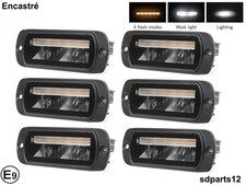 6x Phare Travail LED 12V 24V