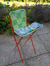 CHAISE HAUTE POUPÉE VINTAGE PLIABLE JOUET ENFANT BOULIER